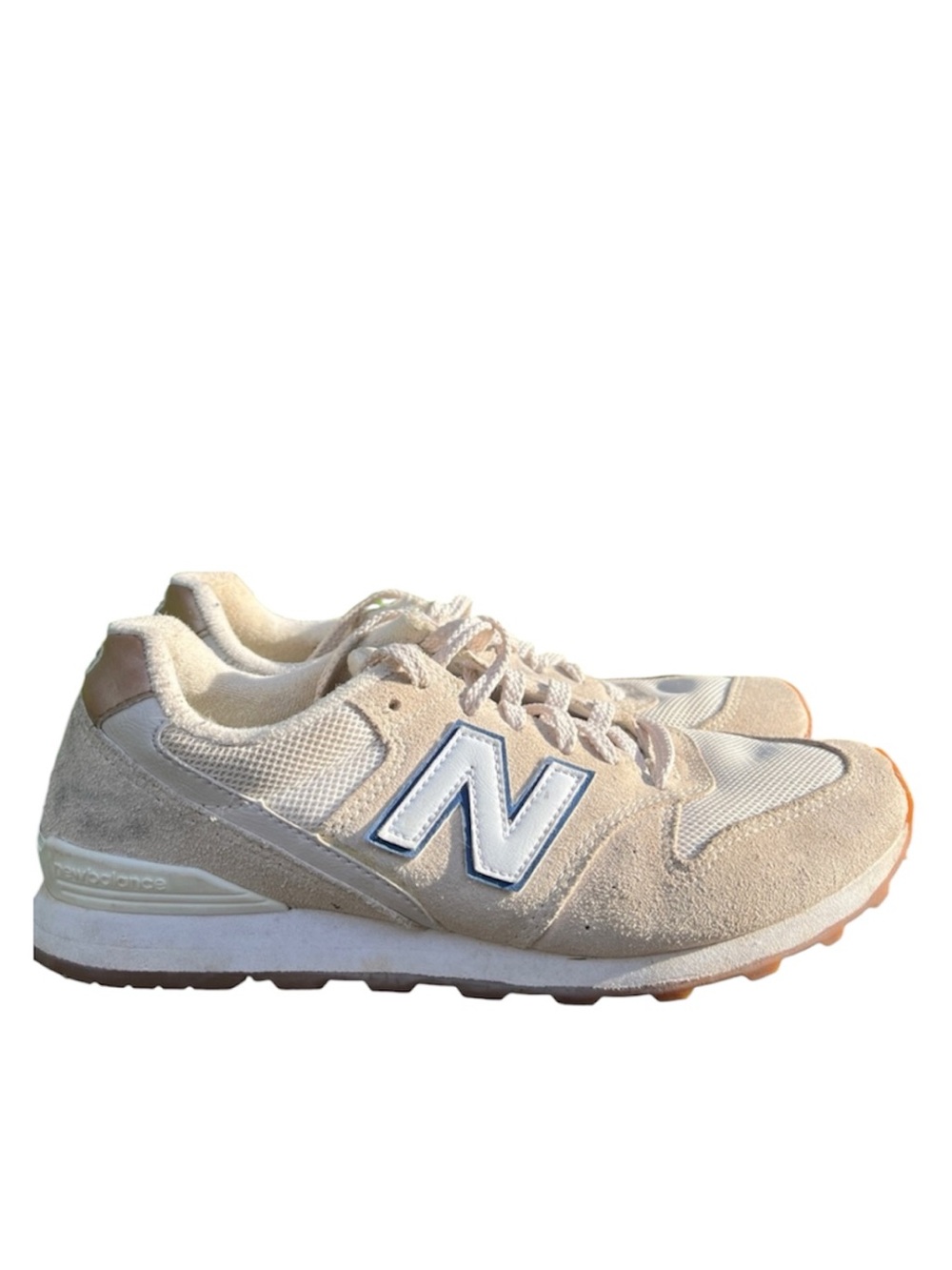 New Balance 996 Women’s Sand/Beige Suede & Mesh Sneakers size 8.5